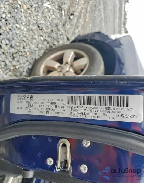 2018 Ram 1500 St z USA, uszkodzony, nr VIN 1C6RR7FT6JS308195